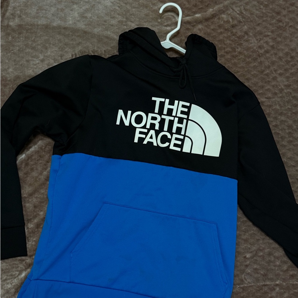 The North Face Black and Blue Hoodies Sweatshirts